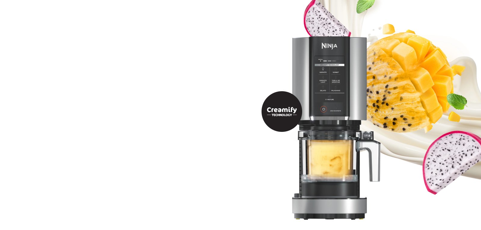 Creami Pro em uso na cozinha